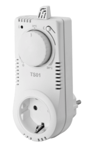 Abbildung eines TS01 Steckdosen Thermostat